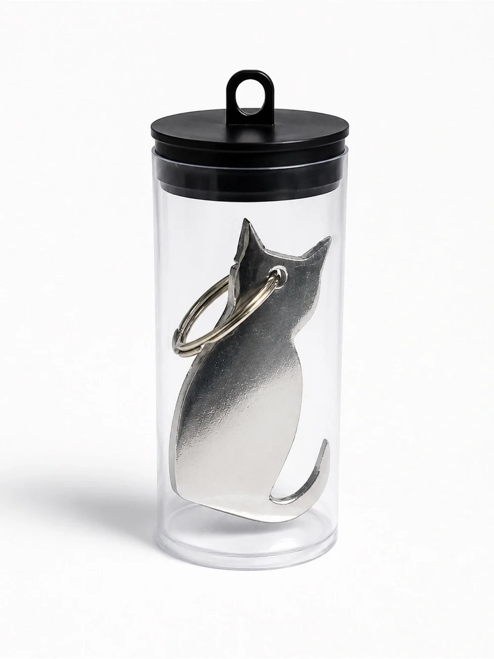Cat Metal Keychain